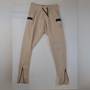 Rascal Men's NET Jogging Pant Medium Stone Pockets Cuffed Trouser Drawstring